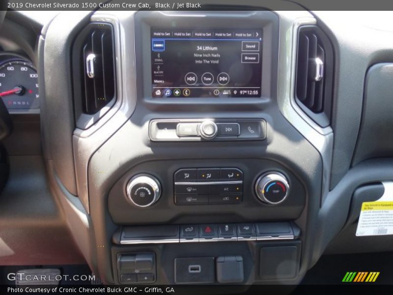 Black / Jet Black 2019 Chevrolet Silverado 1500 Custom Crew Cab