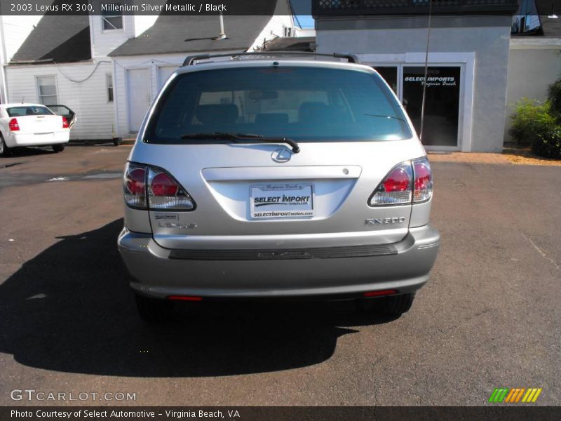 Millenium Silver Metallic / Black 2003 Lexus RX 300