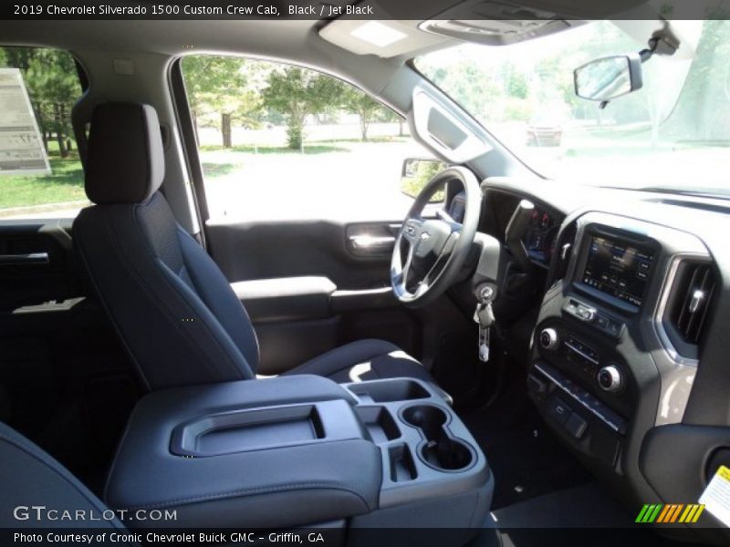 Black / Jet Black 2019 Chevrolet Silverado 1500 Custom Crew Cab