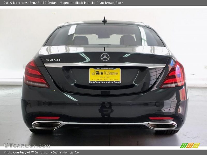 Magnetite Black Metallic / Nut Brown/Black 2019 Mercedes-Benz S 450 Sedan
