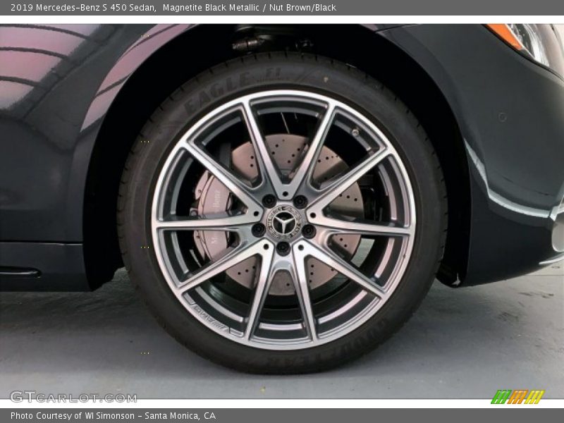 Magnetite Black Metallic / Nut Brown/Black 2019 Mercedes-Benz S 450 Sedan