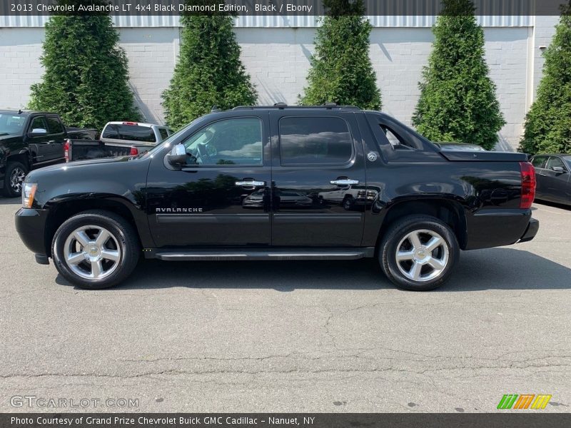 Black / Ebony 2013 Chevrolet Avalanche LT 4x4 Black Diamond Edition