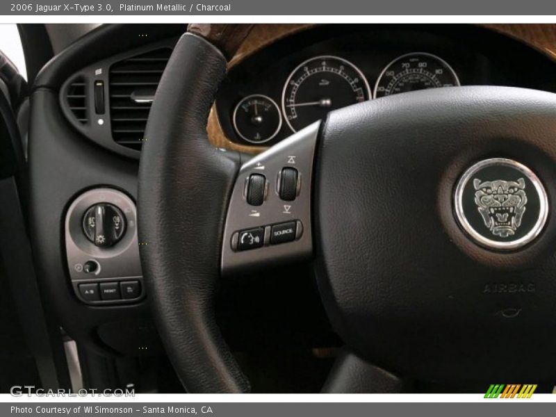 Platinum Metallic / Charcoal 2006 Jaguar X-Type 3.0