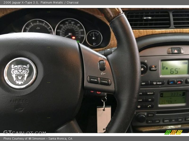 Platinum Metallic / Charcoal 2006 Jaguar X-Type 3.0