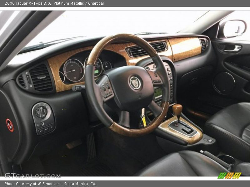 Platinum Metallic / Charcoal 2006 Jaguar X-Type 3.0