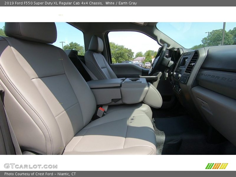 White / Earth Gray 2019 Ford F550 Super Duty XL Regular Cab 4x4 Chassis