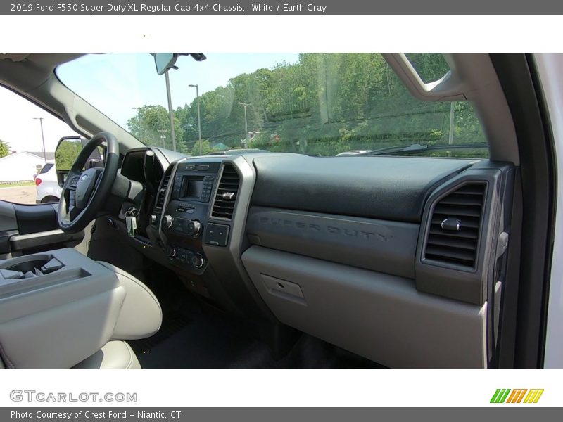 White / Earth Gray 2019 Ford F550 Super Duty XL Regular Cab 4x4 Chassis