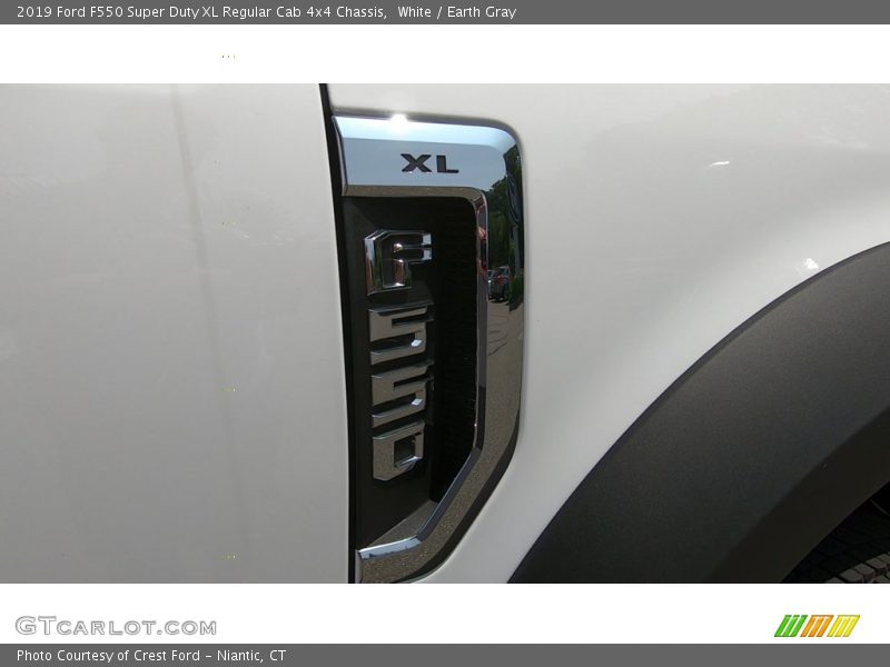 White / Earth Gray 2019 Ford F550 Super Duty XL Regular Cab 4x4 Chassis