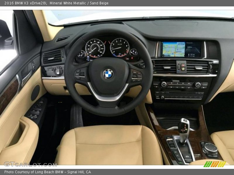 Mineral White Metallic / Sand Beige 2016 BMW X3 xDrive28i
