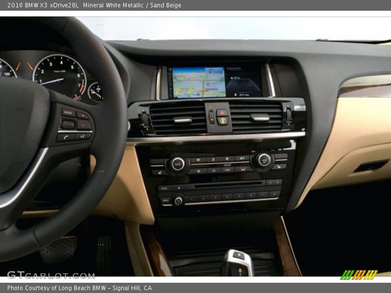 Mineral White Metallic / Sand Beige 2016 BMW X3 xDrive28i
