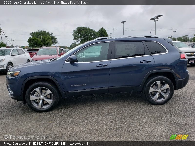 Blue Shade Pearl / Black 2019 Jeep Cherokee Limited 4x4