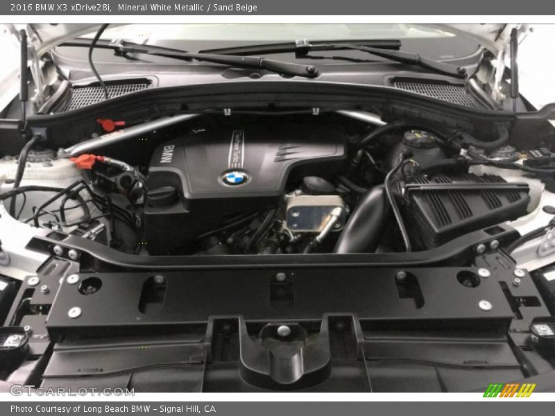 Mineral White Metallic / Sand Beige 2016 BMW X3 xDrive28i