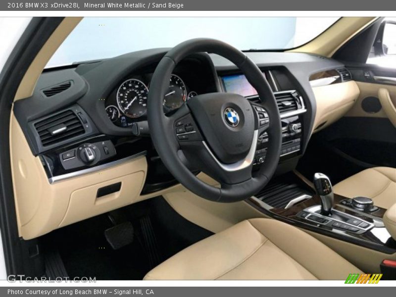 Mineral White Metallic / Sand Beige 2016 BMW X3 xDrive28i