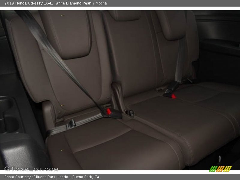 White Diamond Pearl / Mocha 2019 Honda Odyssey EX-L