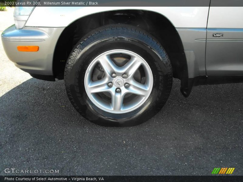 Millenium Silver Metallic / Black 2003 Lexus RX 300