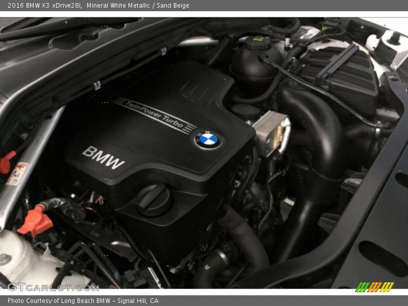 Mineral White Metallic / Sand Beige 2016 BMW X3 xDrive28i