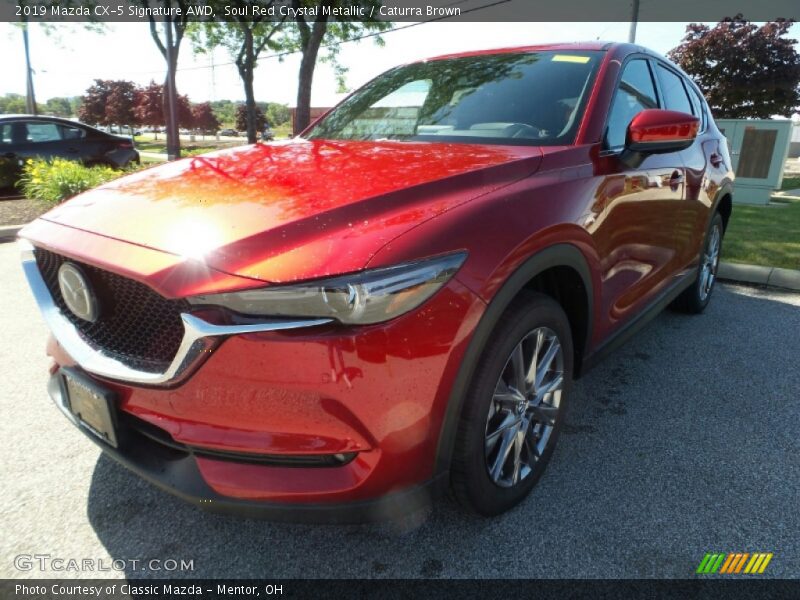 Soul Red Crystal Metallic / Caturra Brown 2019 Mazda CX-5 Signature AWD