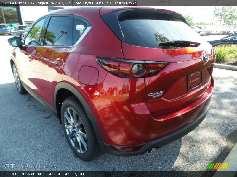 Soul Red Crystal Metallic / Caturra Brown 2019 Mazda CX-5 Signature AWD