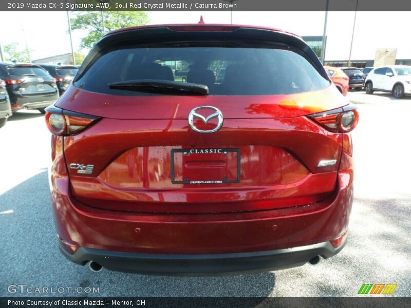 Soul Red Crystal Metallic / Caturra Brown 2019 Mazda CX-5 Signature AWD