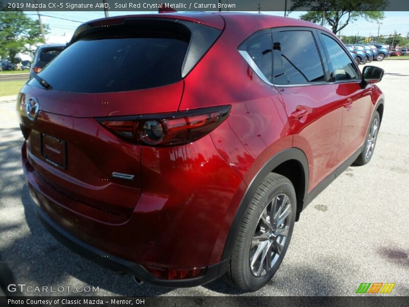 Soul Red Crystal Metallic / Caturra Brown 2019 Mazda CX-5 Signature AWD