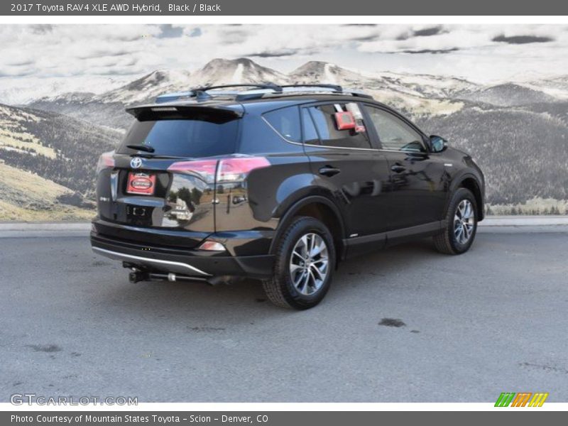 Black / Black 2017 Toyota RAV4 XLE AWD Hybrid