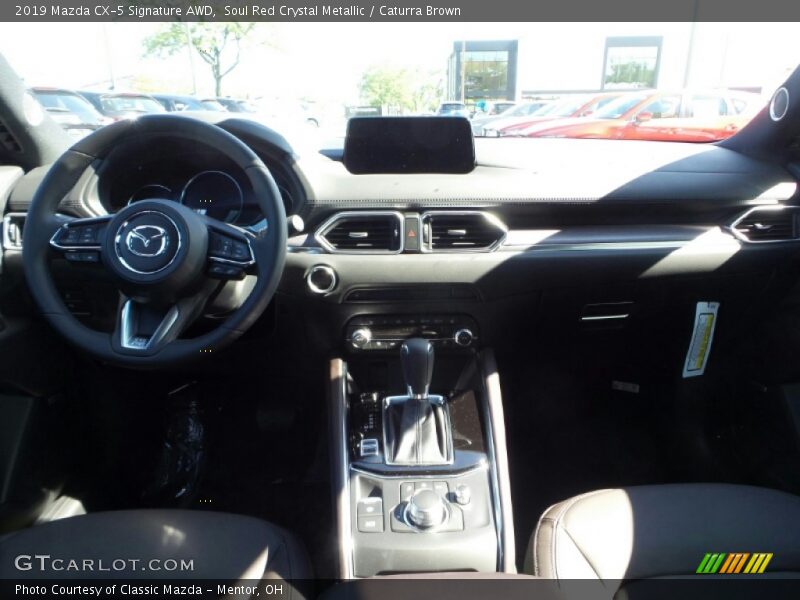 Soul Red Crystal Metallic / Caturra Brown 2019 Mazda CX-5 Signature AWD