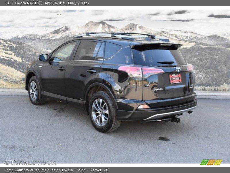 Black / Black 2017 Toyota RAV4 XLE AWD Hybrid