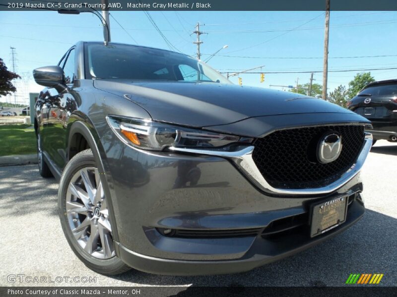 Machine Gray Metallic / Black 2019 Mazda CX-5 Grand Touring AWD