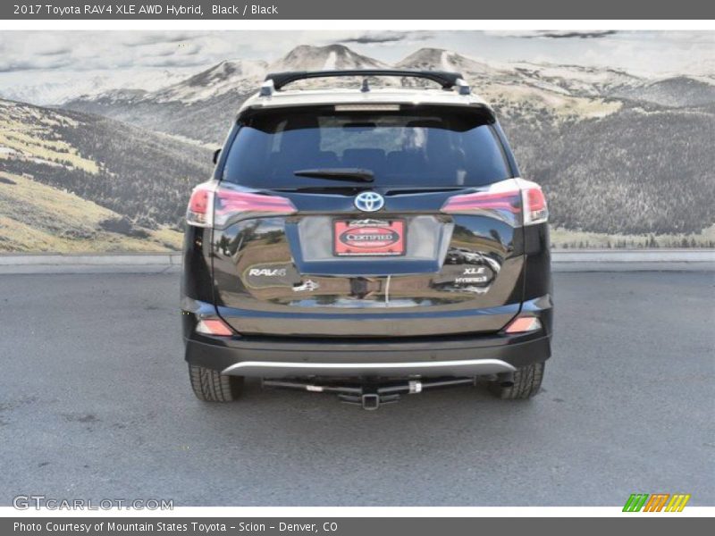 Black / Black 2017 Toyota RAV4 XLE AWD Hybrid