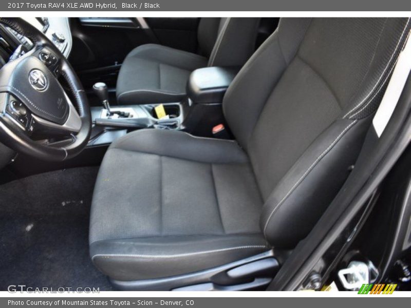 Black / Black 2017 Toyota RAV4 XLE AWD Hybrid