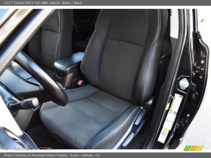 Black / Black 2017 Toyota RAV4 XLE AWD Hybrid