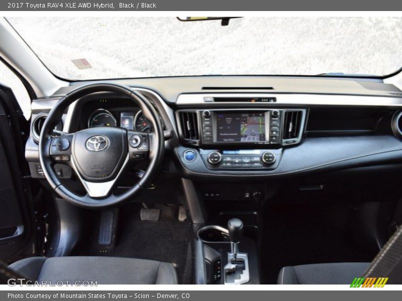 Black / Black 2017 Toyota RAV4 XLE AWD Hybrid