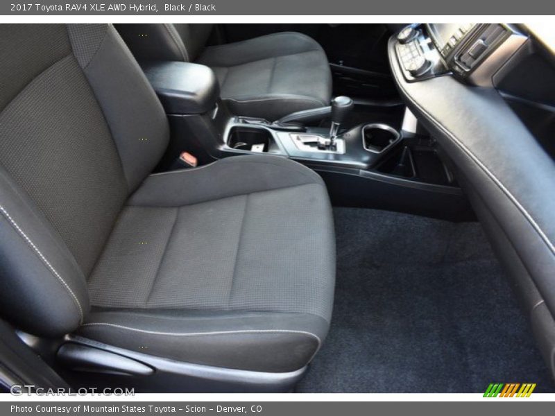 Black / Black 2017 Toyota RAV4 XLE AWD Hybrid
