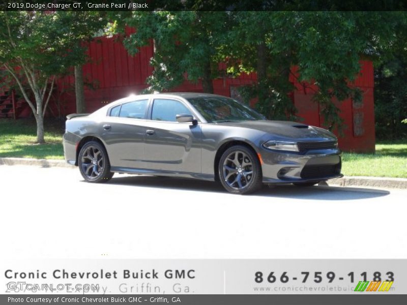 Granite Pearl / Black 2019 Dodge Charger GT