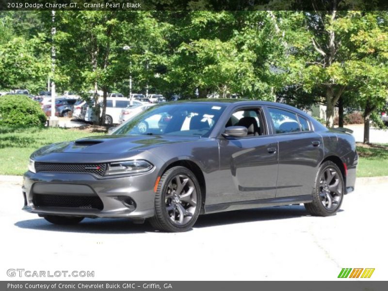 Granite Pearl / Black 2019 Dodge Charger GT