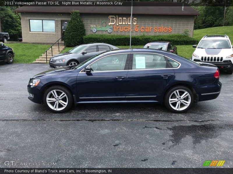 Night Blue Metallic / Moonrock Gray 2013 Volkswagen Passat TDI SE