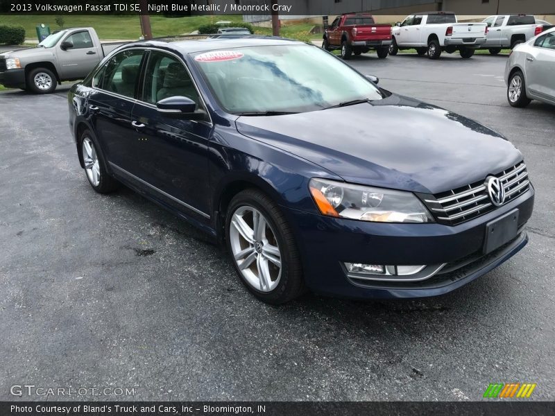 Night Blue Metallic / Moonrock Gray 2013 Volkswagen Passat TDI SE