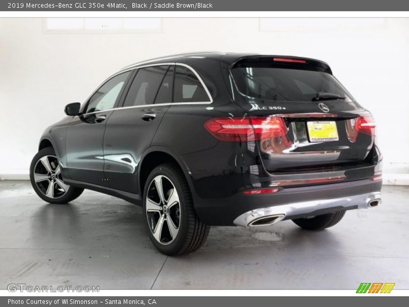 Black / Saddle Brown/Black 2019 Mercedes-Benz GLC 350e 4Matic