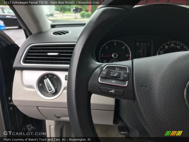 Night Blue Metallic / Moonrock Gray 2013 Volkswagen Passat TDI SE