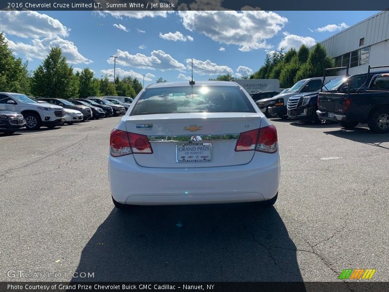 Summit White / Jet Black 2016 Chevrolet Cruze Limited LT