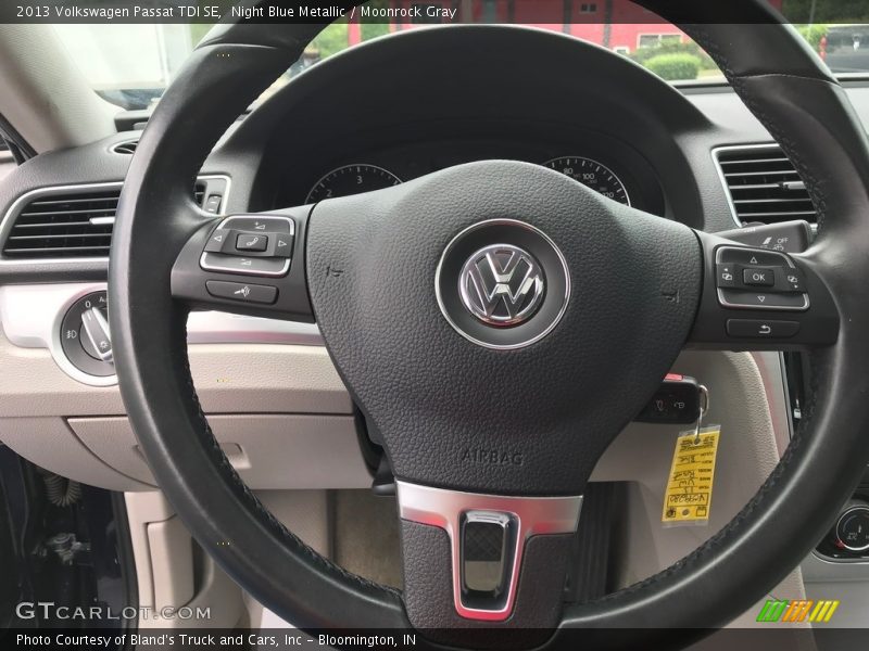 Night Blue Metallic / Moonrock Gray 2013 Volkswagen Passat TDI SE