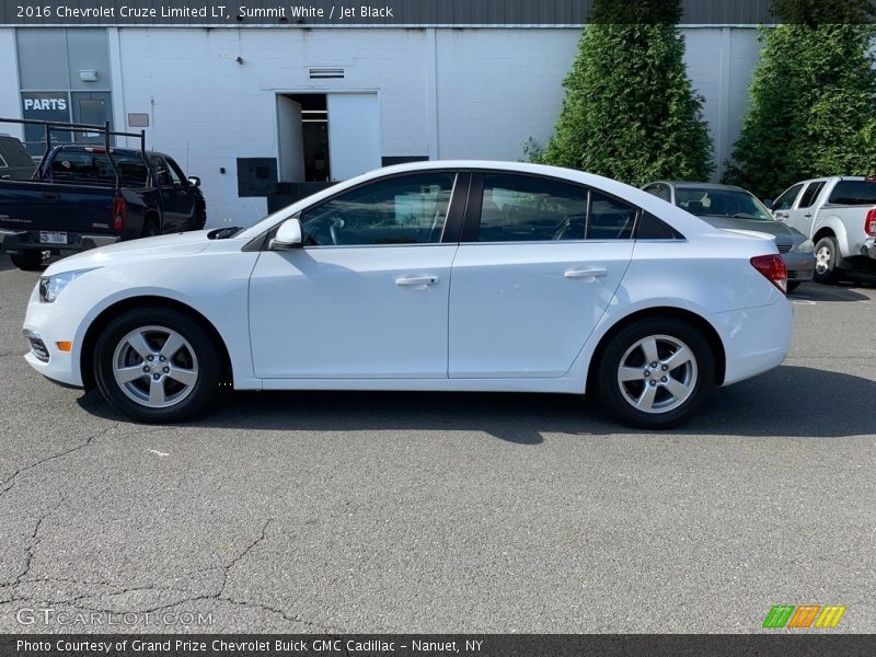 Summit White / Jet Black 2016 Chevrolet Cruze Limited LT