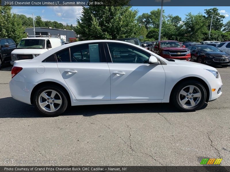 Summit White / Jet Black 2016 Chevrolet Cruze Limited LT