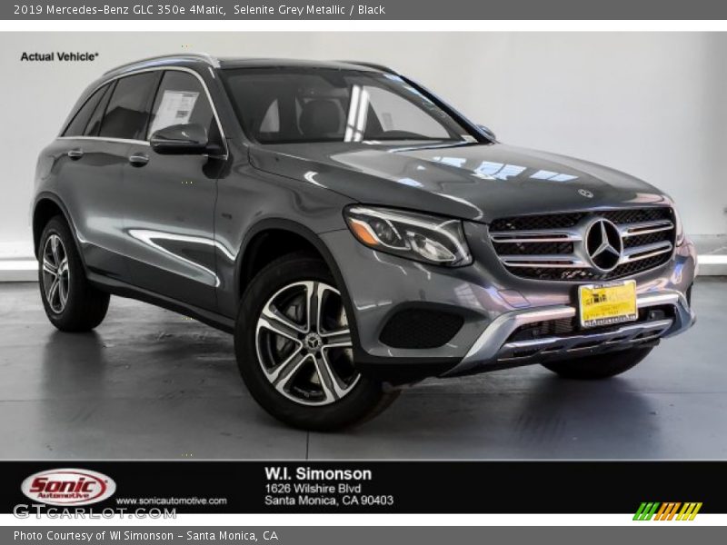 Selenite Grey Metallic / Black 2019 Mercedes-Benz GLC 350e 4Matic