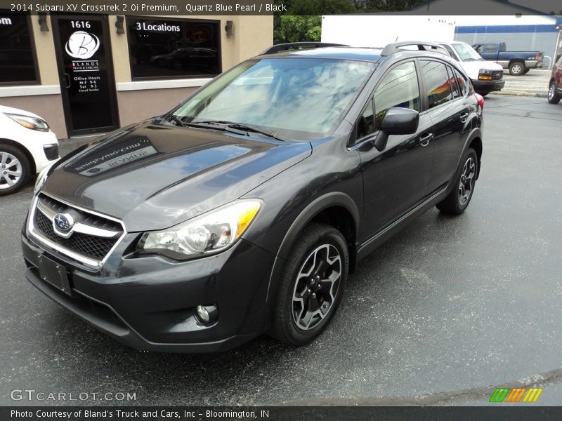 Quartz Blue Pearl / Black 2014 Subaru XV Crosstrek 2.0i Premium