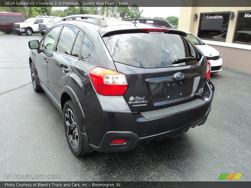 Quartz Blue Pearl / Black 2014 Subaru XV Crosstrek 2.0i Premium