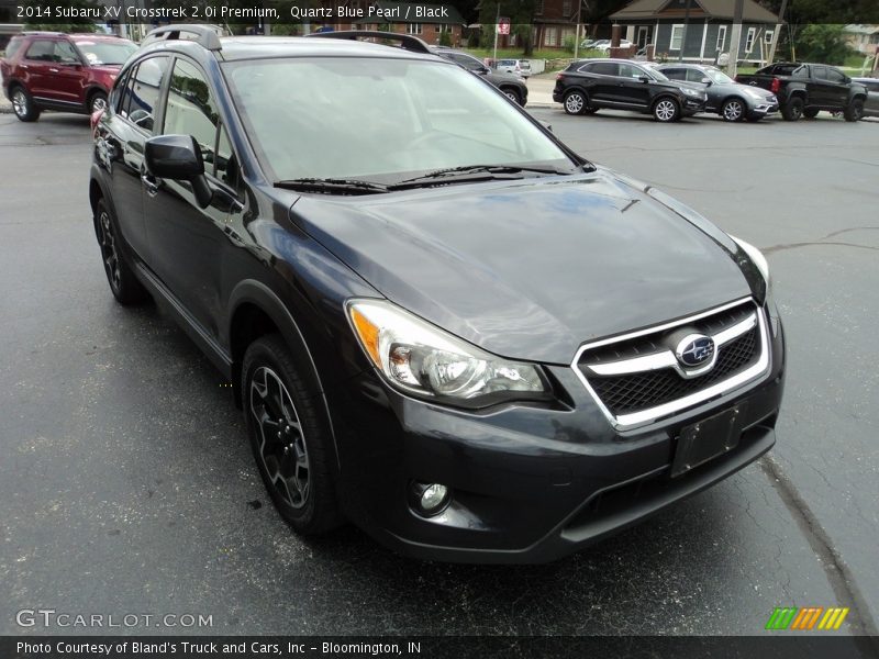 Quartz Blue Pearl / Black 2014 Subaru XV Crosstrek 2.0i Premium