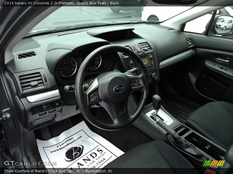 Quartz Blue Pearl / Black 2014 Subaru XV Crosstrek 2.0i Premium