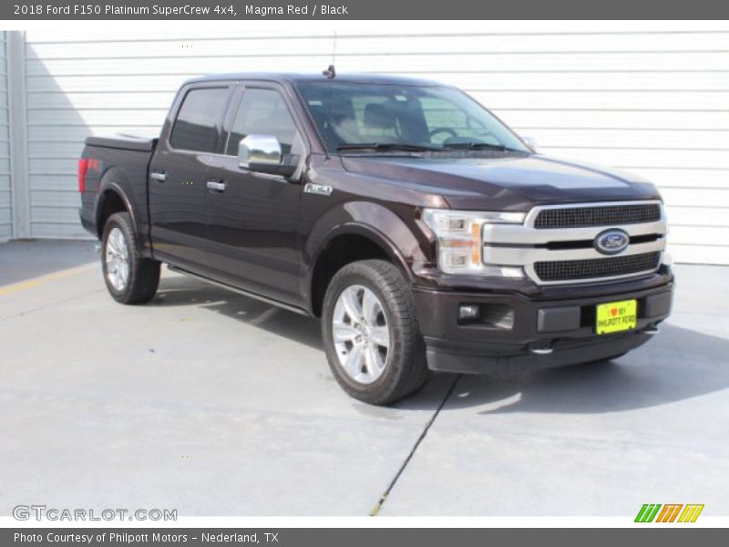 Magma Red / Black 2018 Ford F150 Platinum SuperCrew 4x4