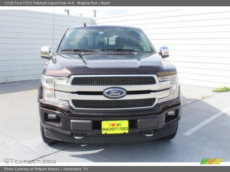 Magma Red / Black 2018 Ford F150 Platinum SuperCrew 4x4